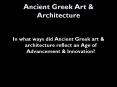 Ancient Greek Art PowerPoint PPT Presentation