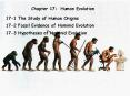 Chapter 17: Human Evolution PowerPoint PPT Presentation