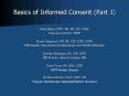 Basics of Informed Consent (Part 1) PowerPoint PPT Presentation