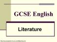GCSE English PowerPoint PPT Presentation