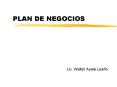 PLAN DE NEGOCIOS PowerPoint PPT Presentation