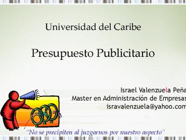 Universidad del Caribe Presupuesto Publicitario