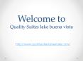 Quality Suites lake buena vista