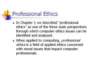 Professional Ethics