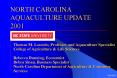 NORTH CAROLINA AQUACULTURE UPDATE 2001 PowerPoint PPT Presentation