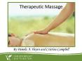 Therapeutic Massage PowerPoint PPT Presentation
