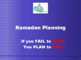 Ramadan Planning PowerPoint PPT Presentation