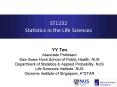 YY Teo Associate Professor Saw Swee Hock School of Public Health, NUS Department of Statistics PowerPoint PPT Presentation