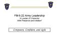 FM 6-22 Army Leadership  PowerPoint PPT Presentation
