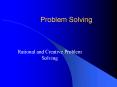 Problem Solving PowerPoint PPT Presentation