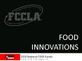 Food Innovations PowerPoint PPT Presentation