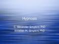 Hypnosis PowerPoint PPT Presentation