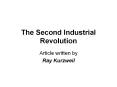 The Second Industrial Revolution PowerPoint PPT Presentation