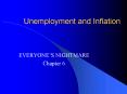 Unemployment and Inflation PowerPoint PPT Presentation