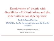 Employment of people with disabilities 