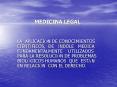 MEDICINA LEGAL PowerPoint PPT Presentation