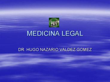 MEDICINA LEGAL