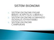 SISTEM EKONOMI