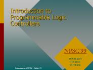 PPT – Basics of Programmable Logic Control (PLC) PowerPoint ...