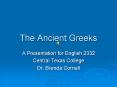 The Ancient Greeks PowerPoint PPT Presentation