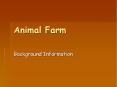 Animal Farm PowerPoint PPT Presentation