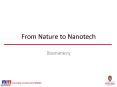 From Nature to Nanotech PowerPoint PPT Presentation