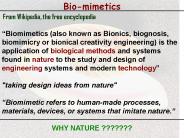 Bio-mimetics