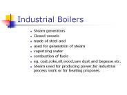Industrial Boilers