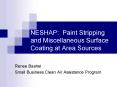 NESHAP: Paint Stripping and Miscellaneous Surface Coating at Area Sources PowerPoint PPT Presentation