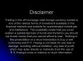 Disclaimer  Trading in the off exchange retail foreign currency market is one of the riskiest forms of investment available in the financial markets and suitable for sophisticated individuals and institutions. PowerPoint PPT Presentation