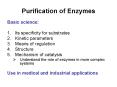 Purification of Enzymes PowerPoint PPT Presentation