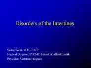 Disorders of the Intestines