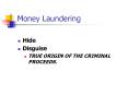 Money Laundering PowerPoint PPT Presentation