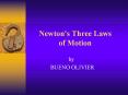 Newton's Three Laws of Motion PowerPoint PPT Presentation