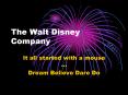 The Walt Disney Company PowerPoint PPT Presentation