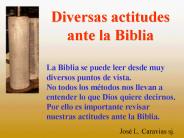 Diversas actitudes ante la Biblia