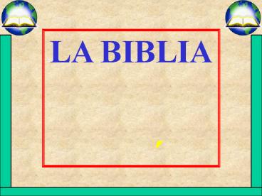 LA BIBLIA