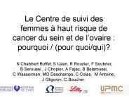 Le Centre de suivi des femmes 