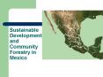 Sustainable Development and Community Forestry in Mexico PowerPoint PPT Presentation
