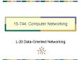 15-744: Computer Networking PowerPoint PPT Presentation
