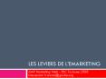 Les leviers de l PowerPoint PPT Presentation