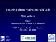 Teaching about Hydrogen Fuel Cells PowerPoint PPT Presentation