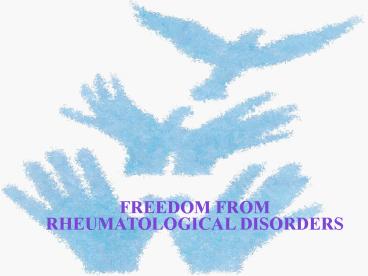 Rheumatoid arthritis