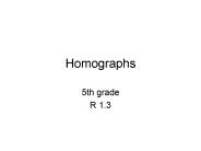 Homographs