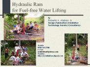 Hydraulic Ram                for Fuel-free Water Lifting