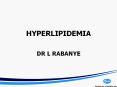 HYPERLIPIDEMIA PowerPoint PPT Presentation