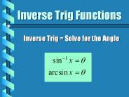 INVERSE vs. RECIPROCAL
