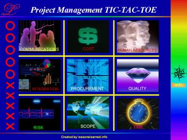 Project Management TIC-TAC-TOE