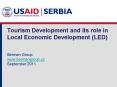 Tourism Development and its role in Local Economic Development (LED) Berman Group www.bermangroup.cz September 2011 PowerPoint PPT Presentation