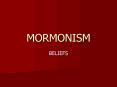 MORMONISM PowerPoint PPT Presentation